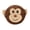 Monkey, variant on 3.5 Inch Safari Subwoofer Disc Dog Toy with Squeaker Choose from 4 or Full Set (Sellers Choice - 1 Random Toy)