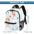 thumbnail image 2 of Cupid Traveling Backpack with Adjustable Shoulder Strap, Large Capacity, Printed Design, Lightweight, Suitable, School Backpack Set, Large Backpack., 2 of 6
