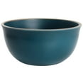 thumbnail image 5 of Gibson Home Rockabye Melamine Coupe Shape Cereal Bowl Set, Set of 4, 6.1-inch Height, Matte Teal, Kitchen Accessories, 5 of 5