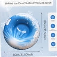 thumbnail image 4 of WJCA Large 33.5-Inch Inflatable Snow Tube for Adults, Heavy-Duty Sledding Design with Secure Handles, for Winter Hill Adventures, 4 of 7