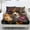 Australian Shepherd Floral, variant on Whosucclay Bees Honeycomb Easy Care 3 Piece Fitted Sheets with Bedroom for Teens Men, Durable Comfort Practical Bed Linen, King Size