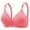 Watermelon Red, variant on Inleife Women Everyday Bras Woman Color Thin And Steel Hoop Gathered Breathable Underwear For Daily Bras