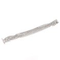 thumbnail image 1 of Silver Metal Decorative Chain for Bag Use 8mm Flat Chain Accessory, 1 of 5