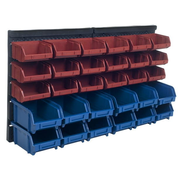 Storage Drawers30 Compartment Wall Mount Organizer Bins by Stalwart