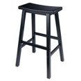thumbnail image 1 of Winsome Satori Saddle Seat Bar Stool, Black, 1 of 7