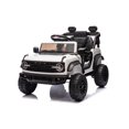 thumbnail image 4 of Ford Kids Electric Car Bronco 12V Ride On Truck Toys Battery Powered with Remote Control, Bluetooth, LED Light, Spring Suspension, 3 Speeds 4 Wheelers White, 4 of 9