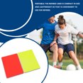 thumbnail image 3 of serony 2 Pieces/Set Football Referee Rectangle Card Soccer Match Sport Red Yellow Cards Professional Ejector Judgement Game, 3 of 5
