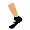 thumbnail image 2 of Non-Slip Grip Yoga Socks with Straps Studio Socks for Women Black 3 Pairs, 2 of 7