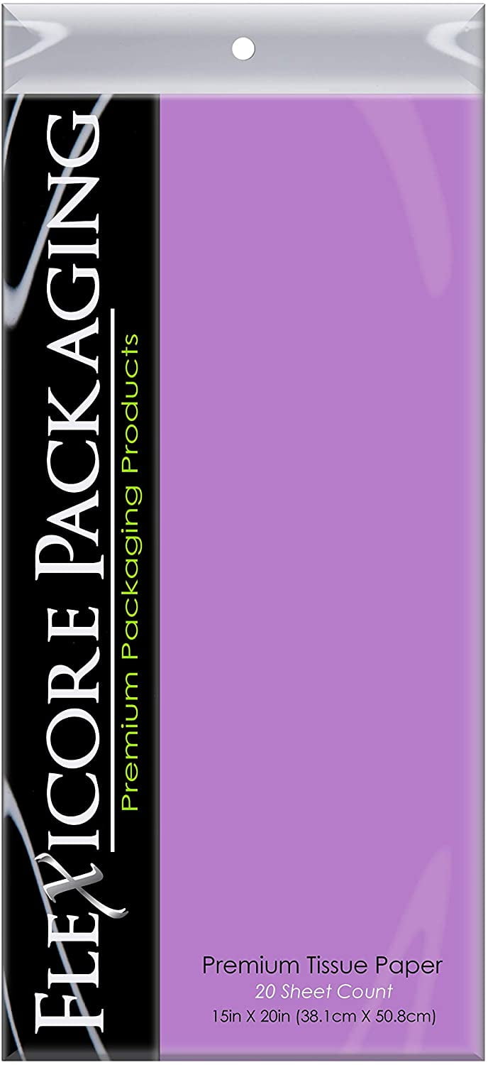 Flexicore Packaging Lilac Gift Wrap Tissue, (100 Rolls)