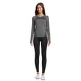thumbnail image 2 of Avia Women’s Ribbed Leggings with Crossover Waistband, 26” Inseam, Sizes XS-XXXL, 2 of 5