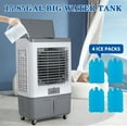 thumbnail image 4 of Zimtown 2941 CFM 3-Speed Battery Evaporative Air Cooler for 269 sq ft, Gray, 4 of 9