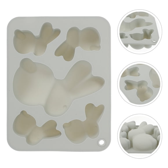 WEUVEB 1Pcs Silicone Baking Mold for DIY Baking at Home Kitchen Blue