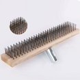 thumbnail image 3 of Long handle hard steel wire cleaning brush, 3 of 5