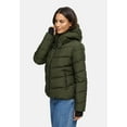 thumbnail image 2 of Marikoo Women's Quilted Winter Jacket with Hood Yukanii XVI, Sizes S-3XL, 2 of 9