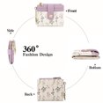 thumbnail image 4 of GAEKEAO Small Wallet for Women RFID Blocking Bifold Card Holder Vegan Leather with Zipper Coin Pocket, ID Window, 4 of 9
