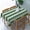Dark Green and White, variant on Coral and White Candy Stripes Rectangle Table Cloth Soft Washable Oblong Tablecloth Covers for Kitchen & Table Linens 60" x 84"