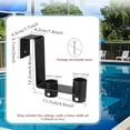 thumbnail image 2 of Pool Fence Hooks: Organizer for Pool Cleaning Tools And Garden Fences And More, 2 of 5