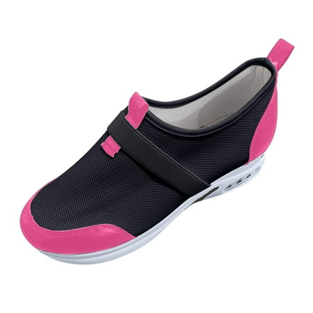 

Rdeuod Shoes for Women Color Matching Fashion Casual Set Of Seet Sports Breathable Mesh Shoes