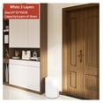 thumbnail image 2 of Rotating Shoe Rack, 360° Swivel Octagon Shoe Tower - Freestanding Closed Shoe Cabinet, Simple Storage Organizer, White, 35x35x45cm, 2 of 4