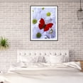 thumbnail image 4 of Cuadros Decorativos Diamante pintura 5D flor mariposa DIY taladro redondo completo mosaico (L3137) DQrwqpou Nuevos Originales, 4 of 5