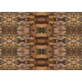 thumbnail image 1 of Ahgly Company Indoor Rectangle Patterned Blood Red Brown Area Rugs, 5' x 7', 1 of 6