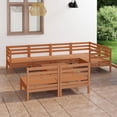 thumbnail image 1 of vidaXL 8 Piece Garden Lounge Set Solid Pinewood Honey Brown, 1 of 5