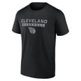 thumbnail image 2 of MLB Cleveland Guardians Men's Black Tonal Cotton Short Sleeve T Shirt, 2 of 3