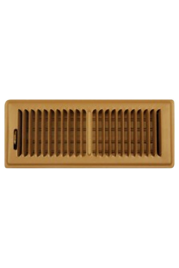 350-21/4X10W 2-1/4"X10" Deluxe Floor Diffuser Stamped