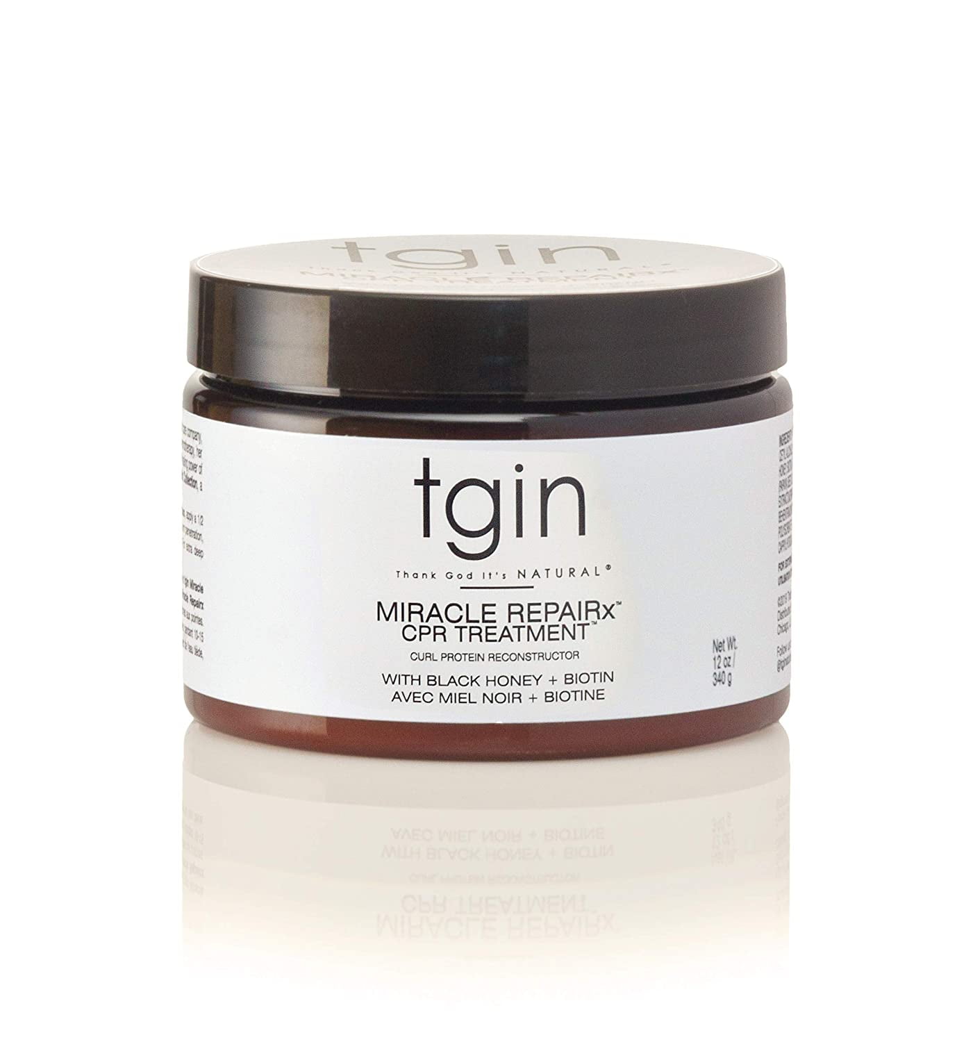 Tgin Miracle RepairX Curl Protein Reconstructor Treatment 12 oz ...
