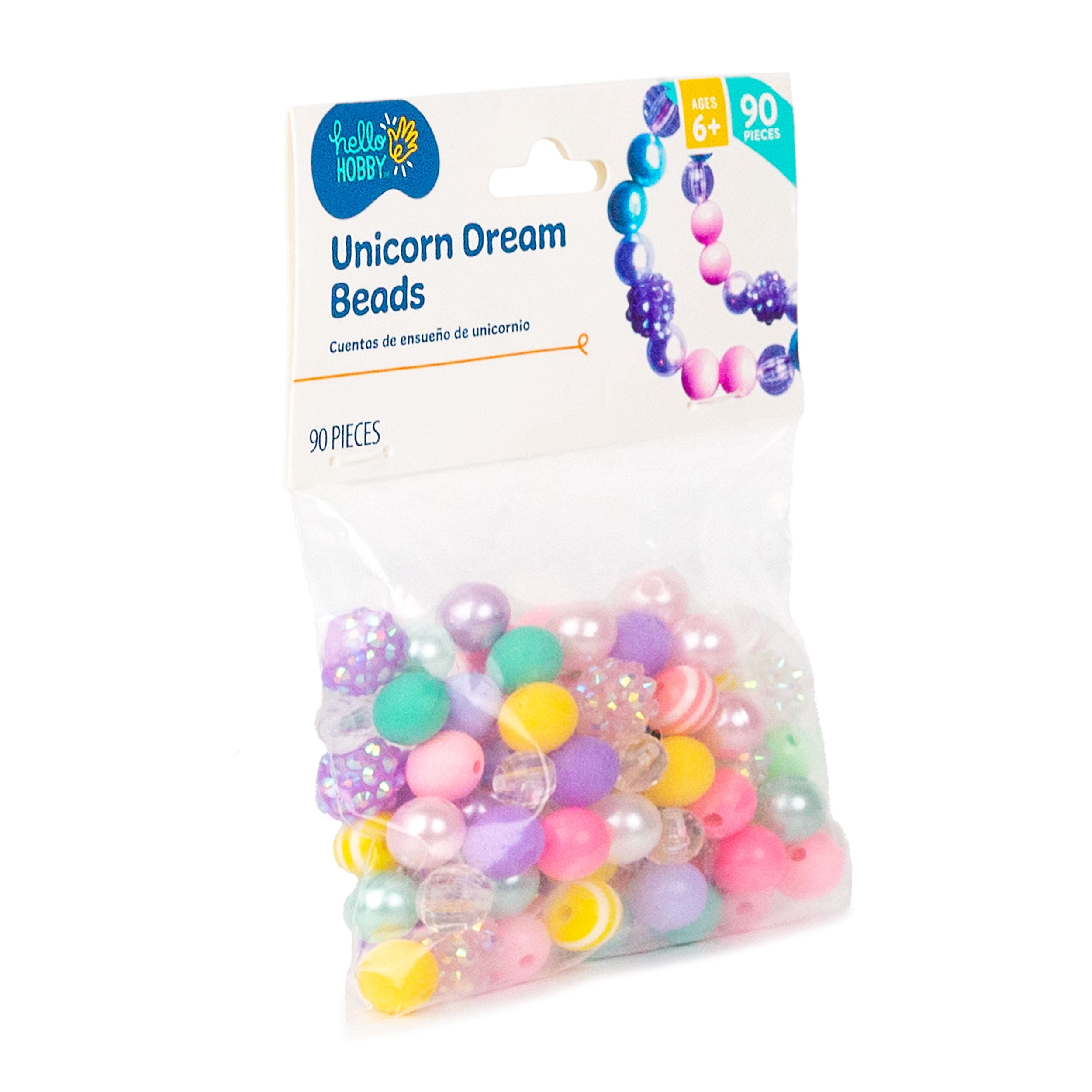 (2 pack) Hello Hobby Unicorn Dream Beads, Boys and Girls, Child, Ages 6+
