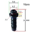 thumbnail image 2 of 10pcs 3/4/5mm Cable Gland /Connector Rubber Strain /Relief Cord Boot Polyamide PA6 /V-2 Wire Sleeve PVC /Sheathed Electric Tools, 2 of 6