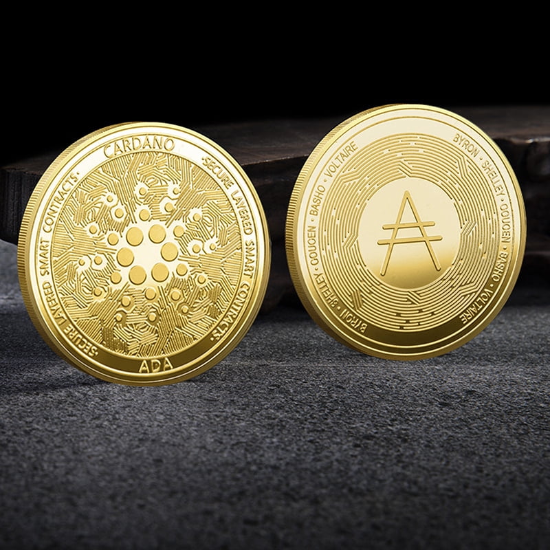 Plated Cardano ADA Coin Cryptocurrency Physical Collection metal coin -  Walmart.com