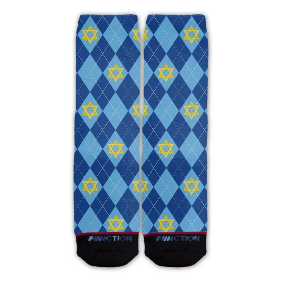 Function - Hanukkah Argyle Fashion Socks