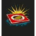 thumbnail image 2 of Cornhole Wood Signboard Adult Black Crew Neck Long Sleeve Tee-Medium, 2 of 6