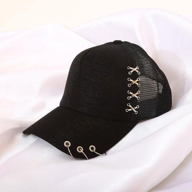 Gorra de béisbol con visera de aro de hierro cruzado de estilo coreano para primavera y verano, moda para hombres y mujeres, gorra de sol de moda para otoño e invierno
