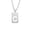 Silver Letter C, variant on Initial Necklace for Men Silver Plated A to Z Letter F Stainless Steel Name Alphabet K Pendant Dainty Personalized Statement Hip Hop Jewelry Silver Letter M