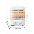 thumbnail image 2 of Food Freeze Dryer Machine for Home,2025 New Digital Freeze Dryer,Multi-Layer Fruit Freeze Dryer,Adjustable Temperature Meat Freeze Dryer,Compact Food Dehydrator for Home Kitchen,White, 2 of 11