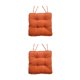 thumbnail image 2 of Almohadillas de pana Matsuzay para silla 2Conjunto Naranja, 2 of 6