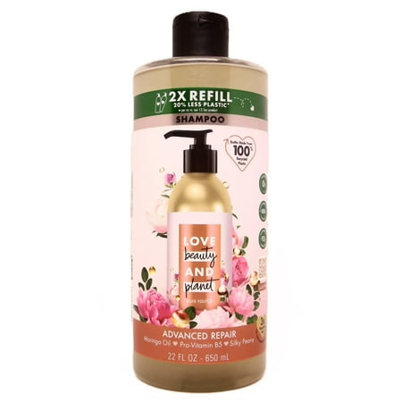 Love Beauty and Planet Pure Nourish Advanced Repair for Damaged Hair Shampoo Refill - 22 fl oz