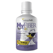 HyFiber Liquid Fiber for Kids in Only One Tablespoon, Supports Regularity and Softer Stools, FOS Prebiotics for Gut Health, 6 grams of Fiber, 32 Servings per Bottle