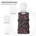 thumbnail image 3 of Pofeuu Valentine'S Day Print Basketball Jersey, Shirts for Men Youth Basketball Jersey Crew Neck-Medium, 3 of 6