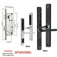 thumbnail image 1 of Slim Smart Fingerprint Door Lock With Handles Keyless Entry Door Lock Bluetooth Keypad Card Keyless For 35-120mm Door ,Corrosion-Resistant, 1 of 5