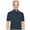 Navy, variant on Men's Solid Waffle Short sleeve Sport Golf Polo Shirt #3231