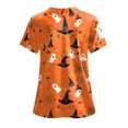 thumbnail image 4 of Kakishop Halloween Womens Shirt Fall Tee Shirt Funny Graphic Clothes Halloween Tshirts Women (Orange,XL), 4 of 8