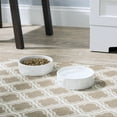 thumbnail image 4 of Park Life Designs 8.5" Large Pet Bowl | Manor (White), 4 of 4