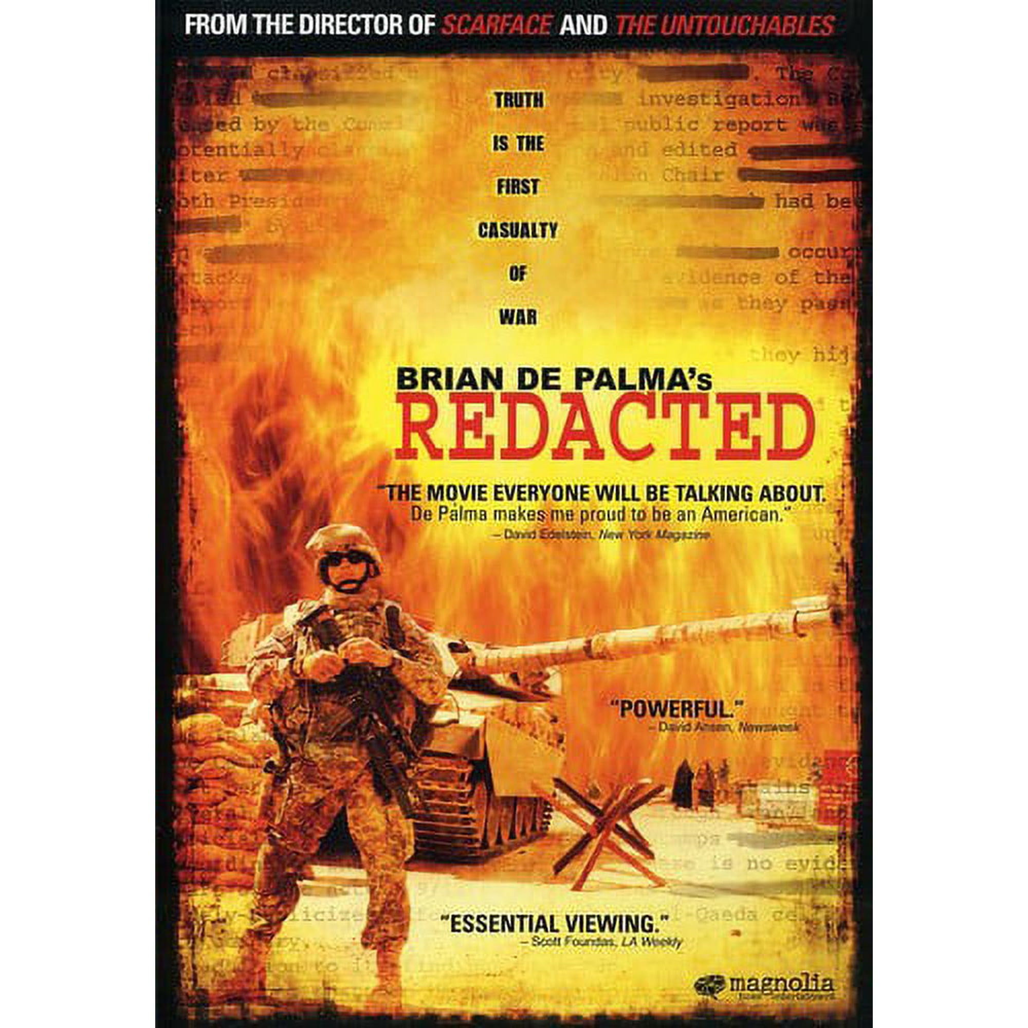 Magnolia Home Ent - Redacted [DIGITAL VIDEO DISC]