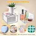 thumbnail image 6 of ABPETE Disposable Face Towel Holder, Acrylic Face Towel Storage Box Bin Container Stackable Clear Makeup Organizer with Drawer for Vanity Bathroom Makeup Organization, 6 of 7