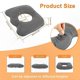 thumbnail image 5 of Adjustable Inflatable Seat Cushion for Hemorrhoid Support Leakproof Massage Pillow for Chair Lightweight Comfort Pad, 5 of 5