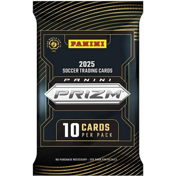 FIFA World Cup Panini 2025 Prizm Soccer Trading Card MEGA Pack [10 Cards]