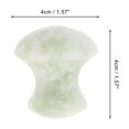 thumbnail image 2 of Unique Bargains 1 Pc Mushroom Head Face Massager for Beauty Parlor White Green Natural Jade, 2 of 4